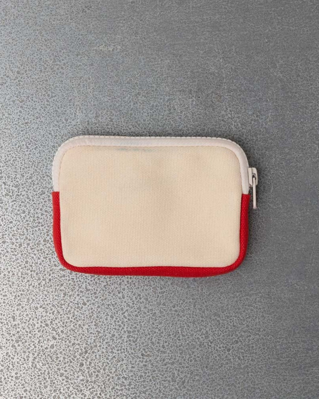 Merci - Porte Monnaie Candide S - Ecru & Rouge