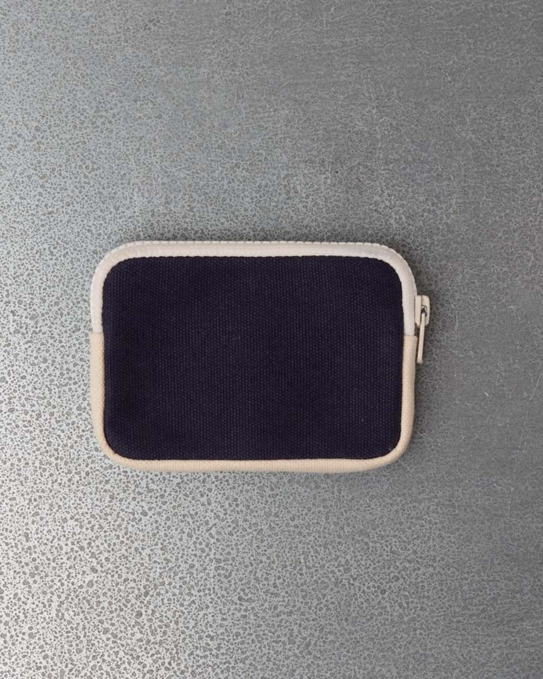 Merci - Porte Monnaie Candide S - Marine & Ecru