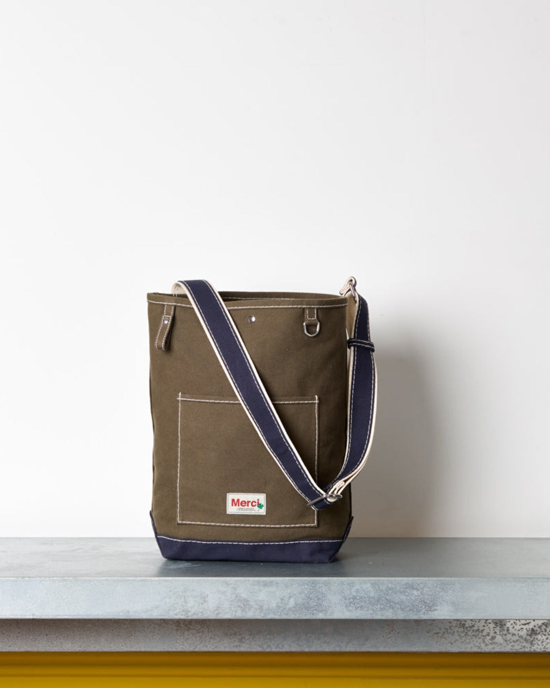 Merci - Hobo Bag - Olive & Navy
