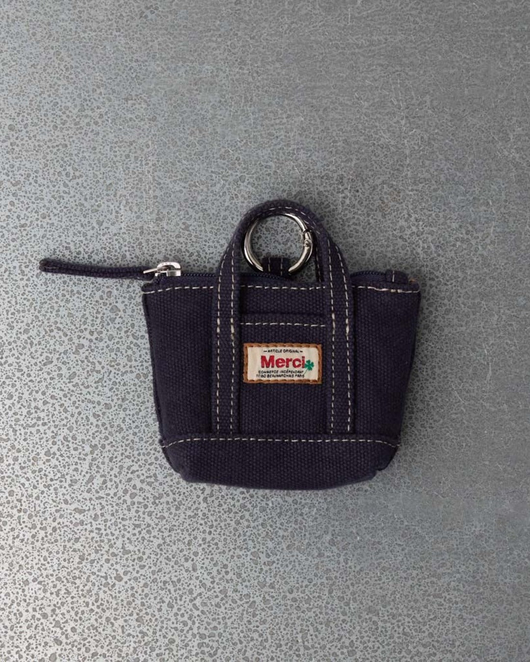 Merci - Porte Monnaie Candide Charm - Marine