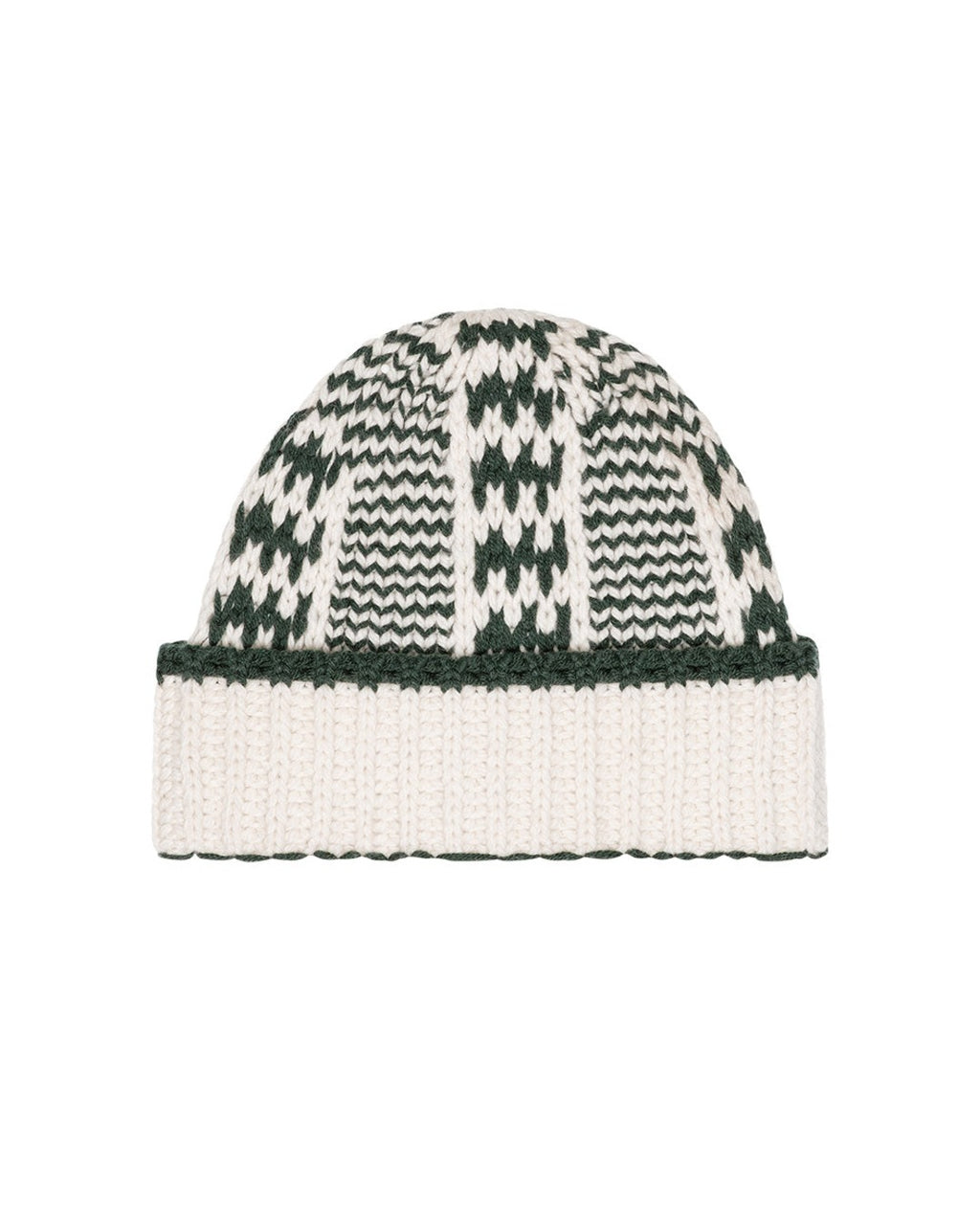 The Great - The Chalet Beanie - Cream & Green