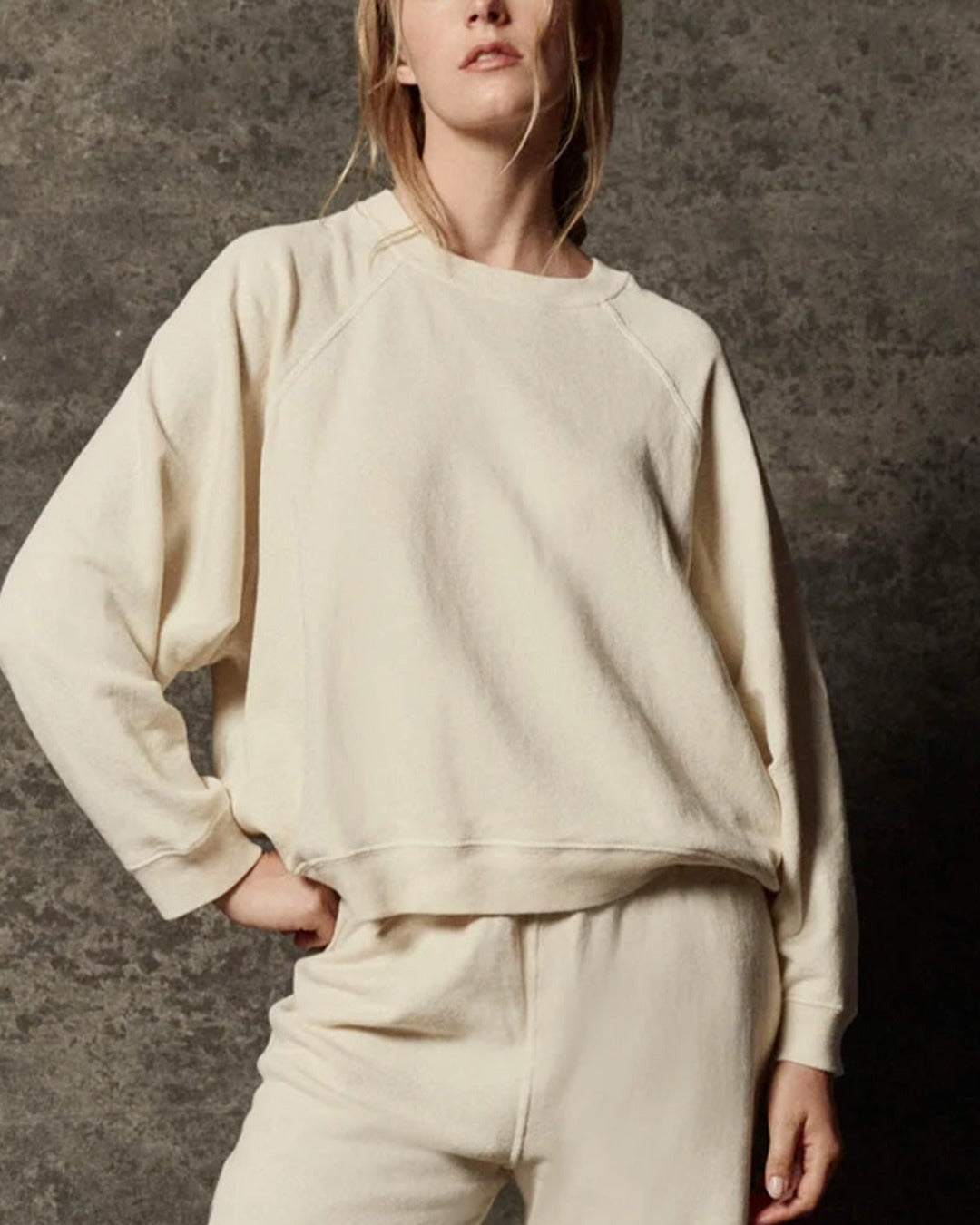 The Great - The Rehersal Sweatshirt - Washed White