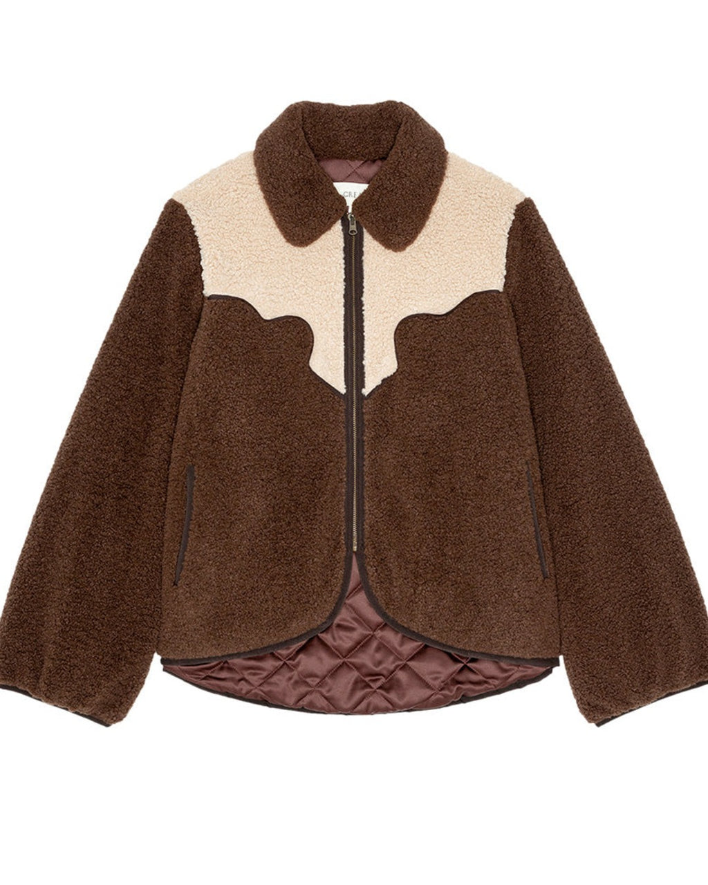 The Great - Veste Reversible Western Yoke - Marron