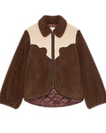 The Great - Veste Reversible Western Yoke - Marron