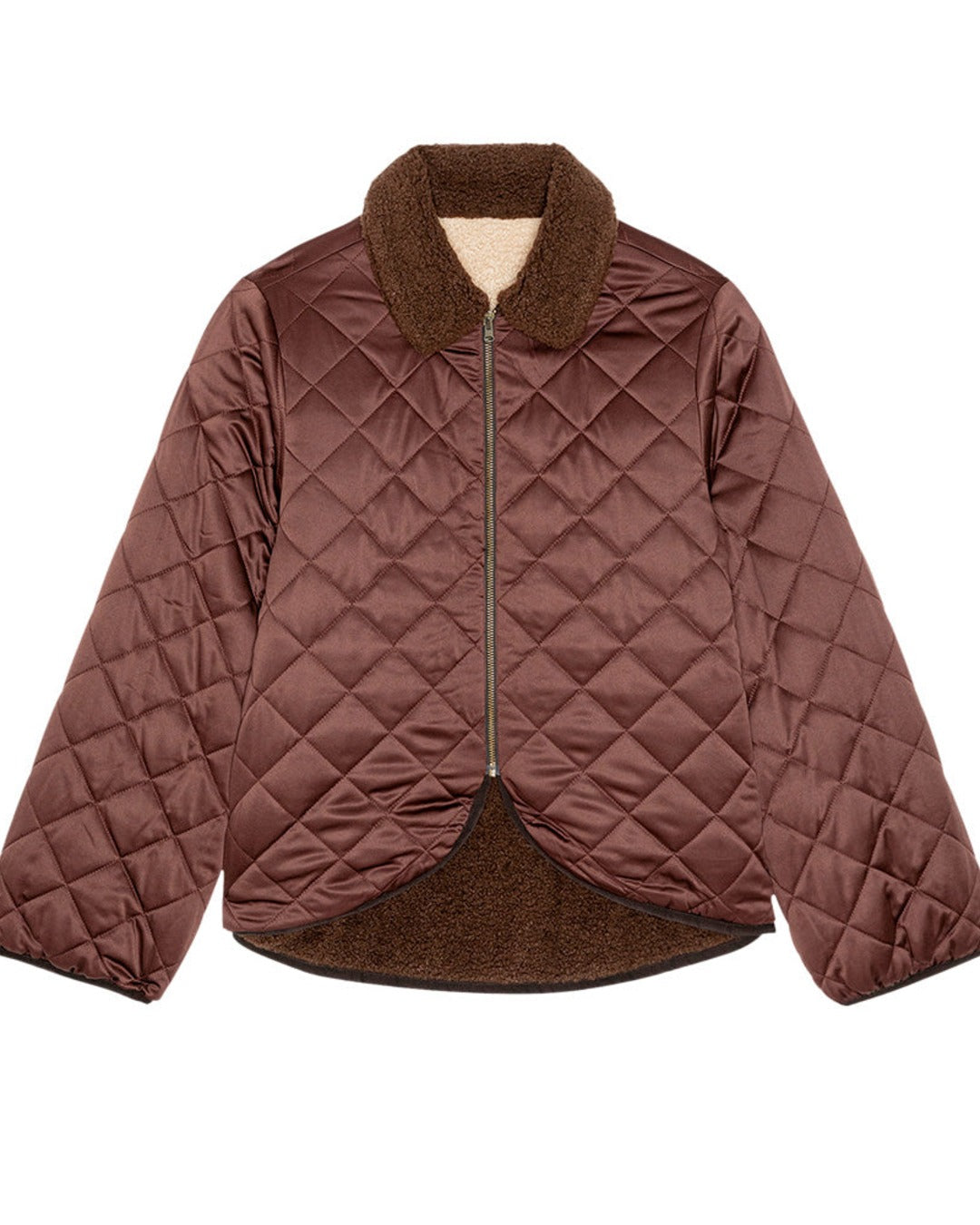 The Great - Veste Reversible Western Yoke - Marron