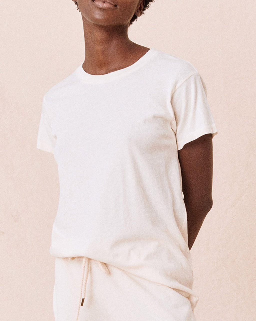 The Great - The Slim T-shirt - Washed White