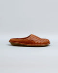 Vibae - Woven Roma Clog - Cognac brown