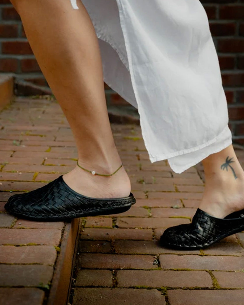 Vibae - Woven Roma Clog - Preto Black
