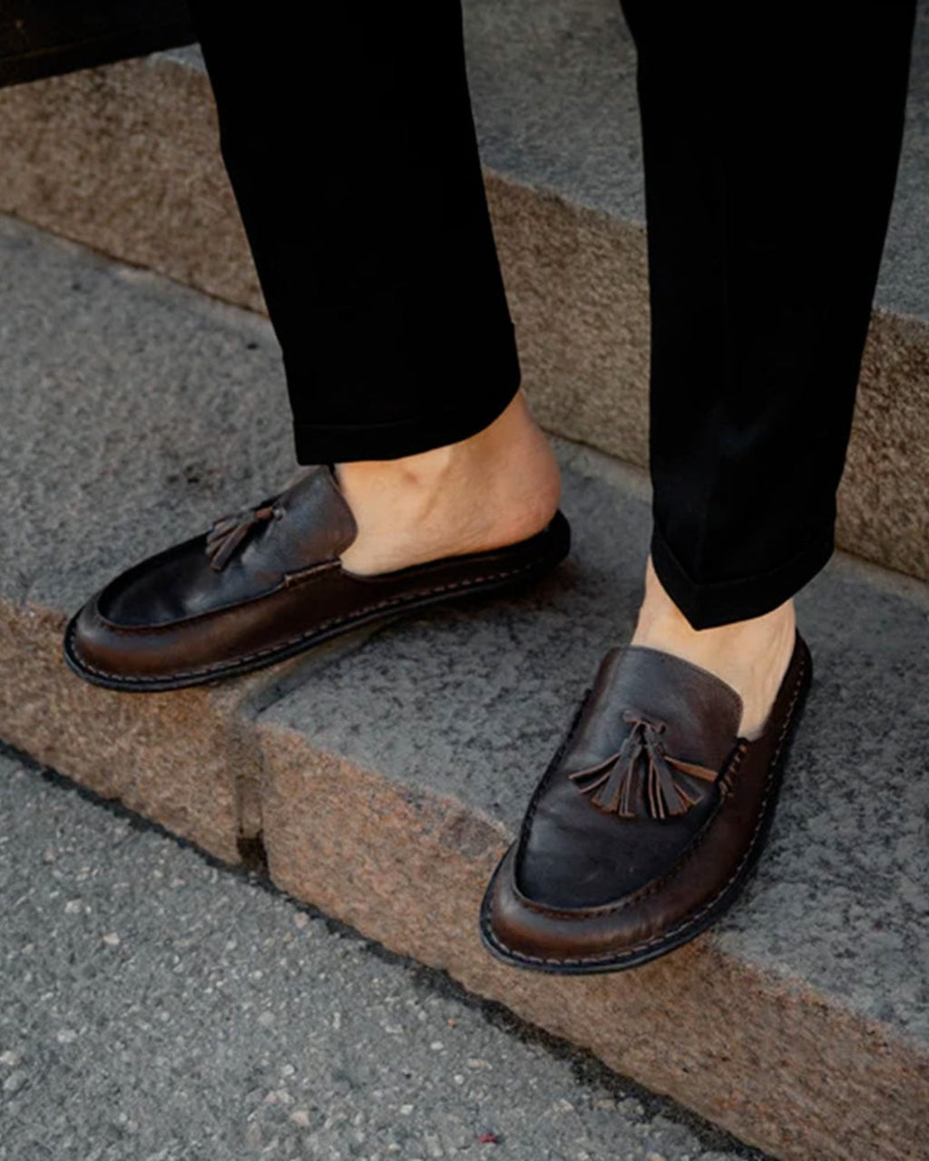 Vibae - Soho Mules - Cocoa Brown