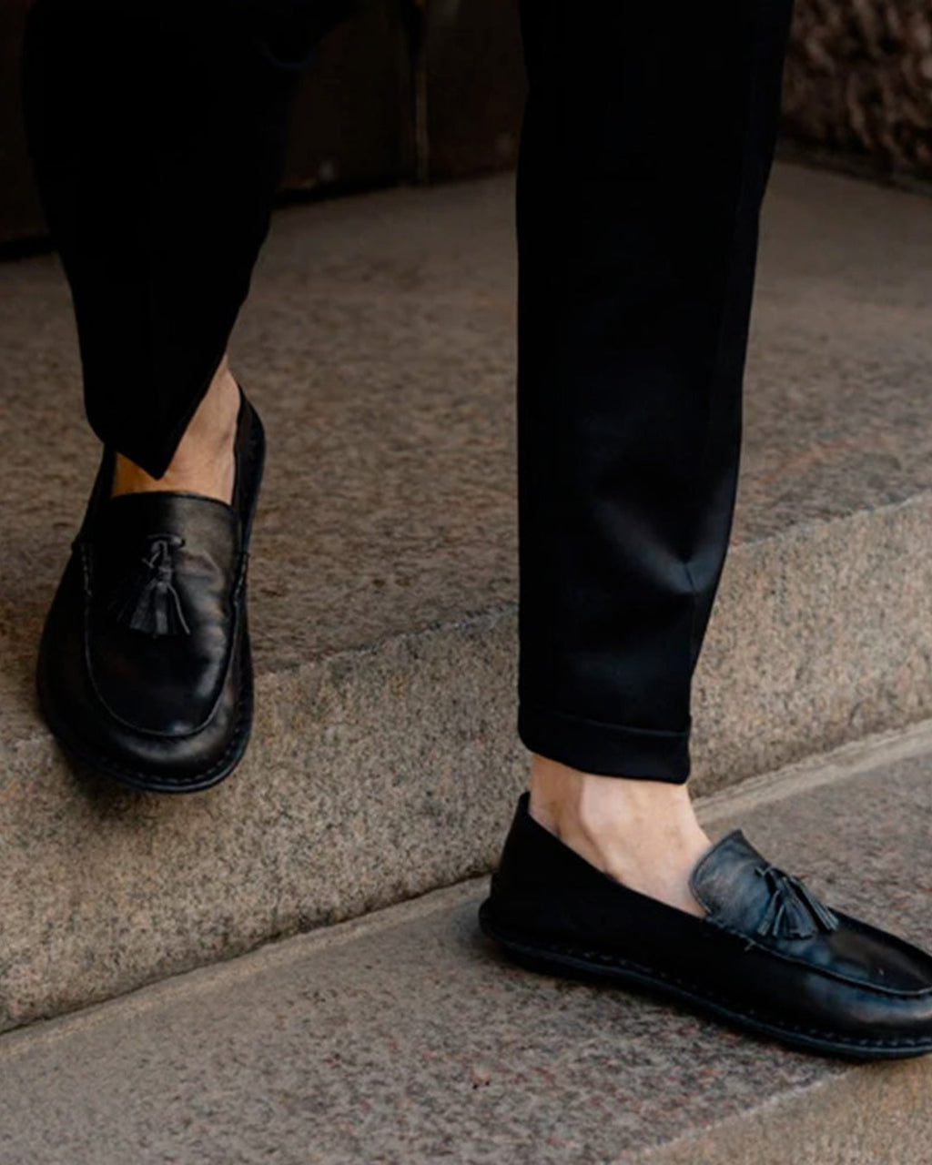 Vibae - Tribeca Moccasin - Preto Black