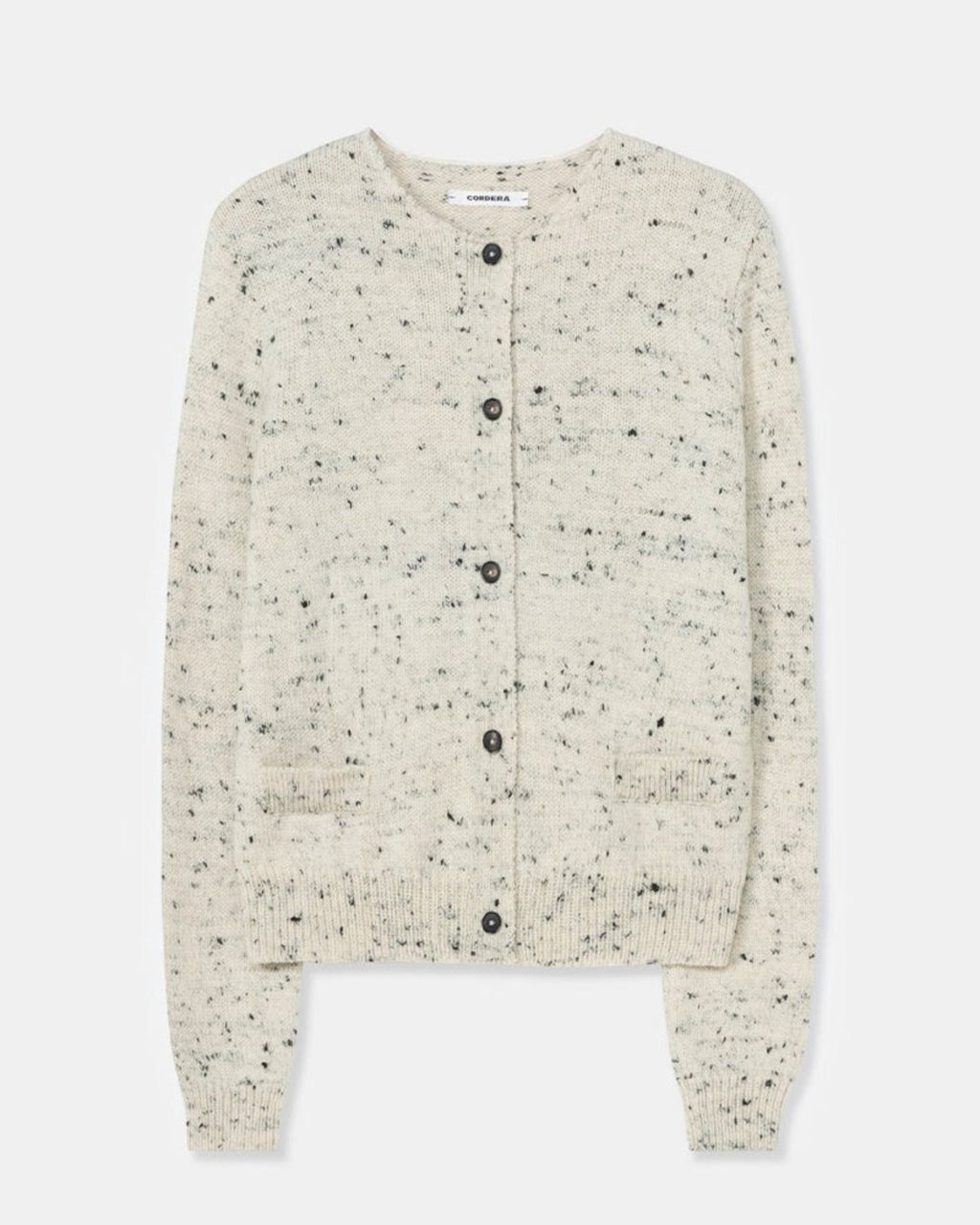 Cordera - Flecked cardigan - Ecru