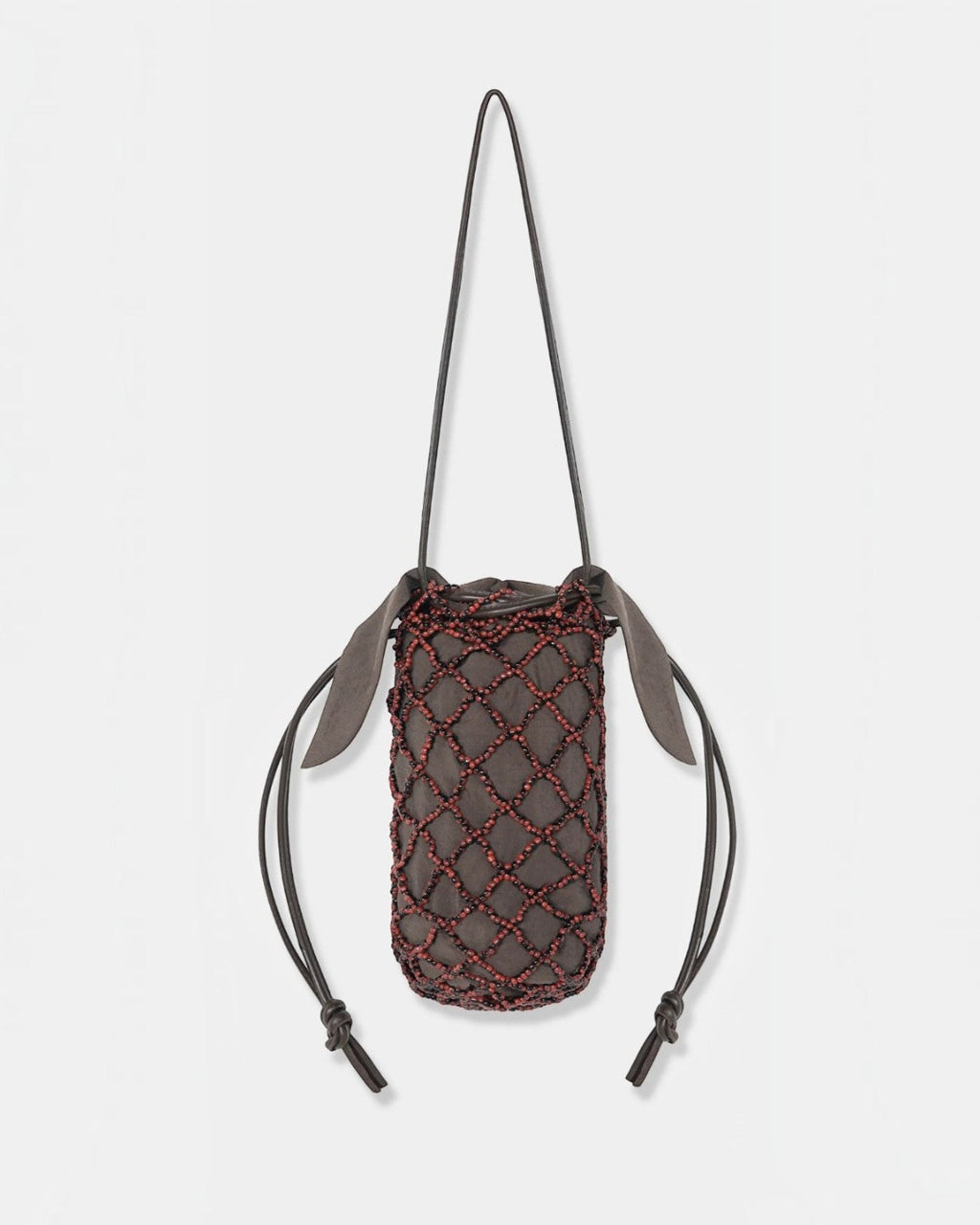 Cordera - Beaded Net Bag - Brown