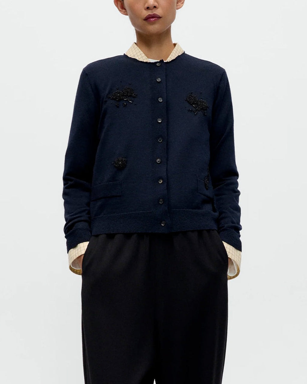 Cordera - Wool Cardigan - Navy