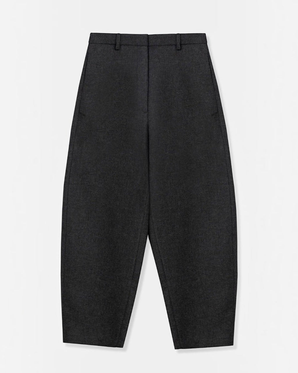 Cordera - Pantalon Cintré En Laine - Anthracite