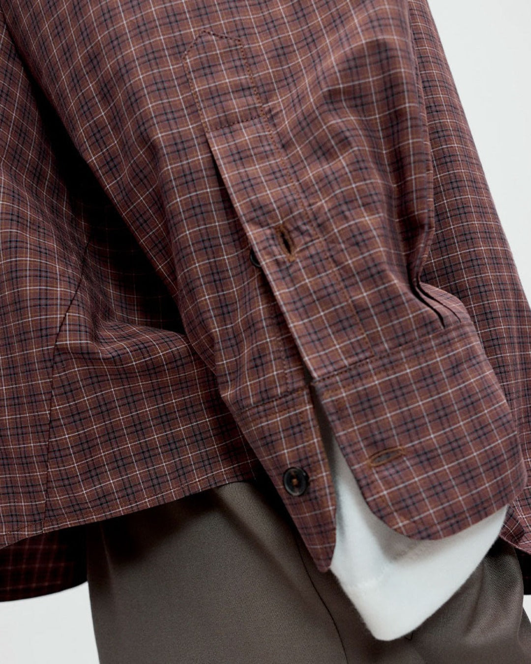 Cordera - Check Shirt - Brown & Navy