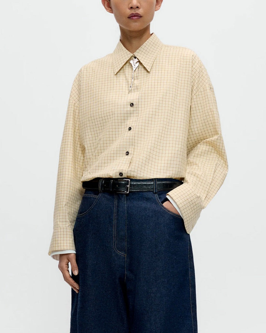 Cordera - Chemise Carreaux - Jaune & Marron