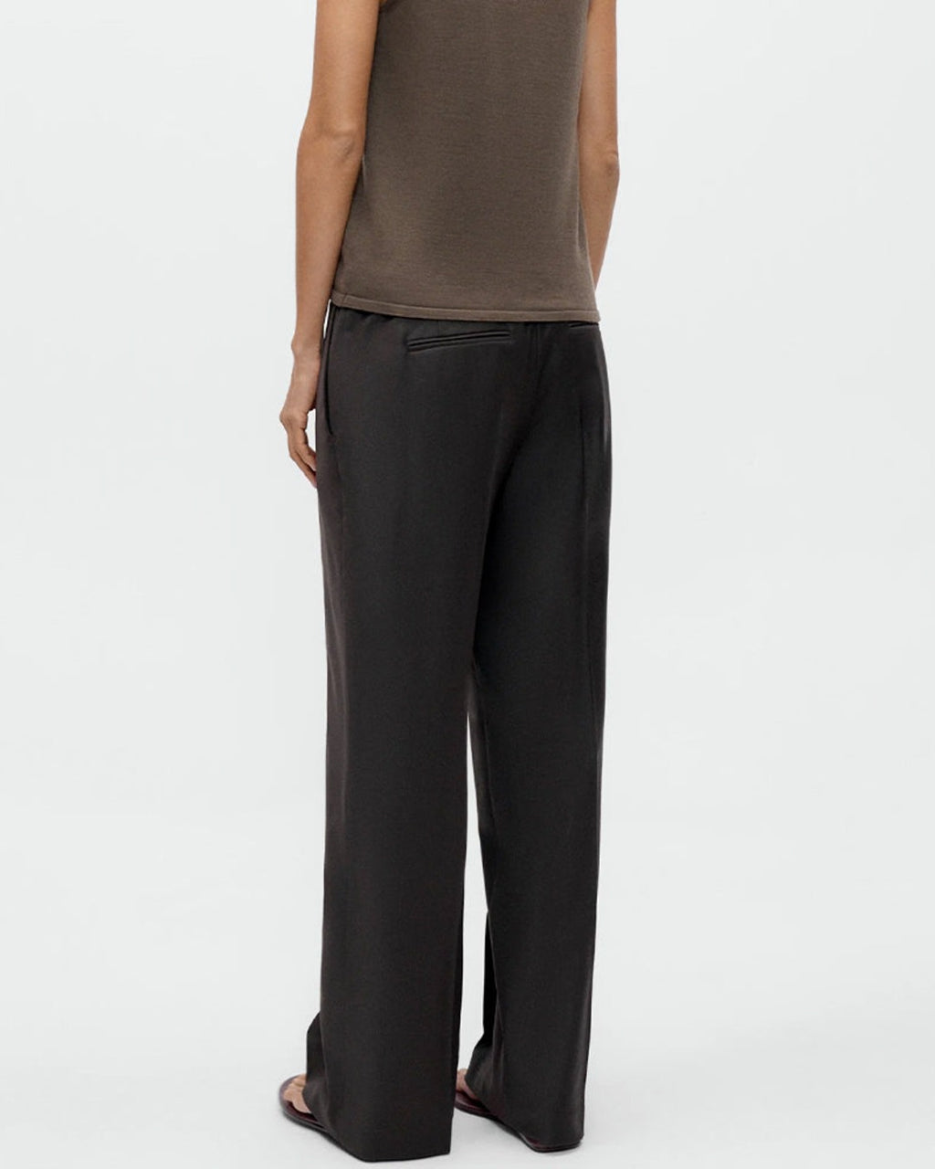 Cordera - Wool Trousers - Dark Brown