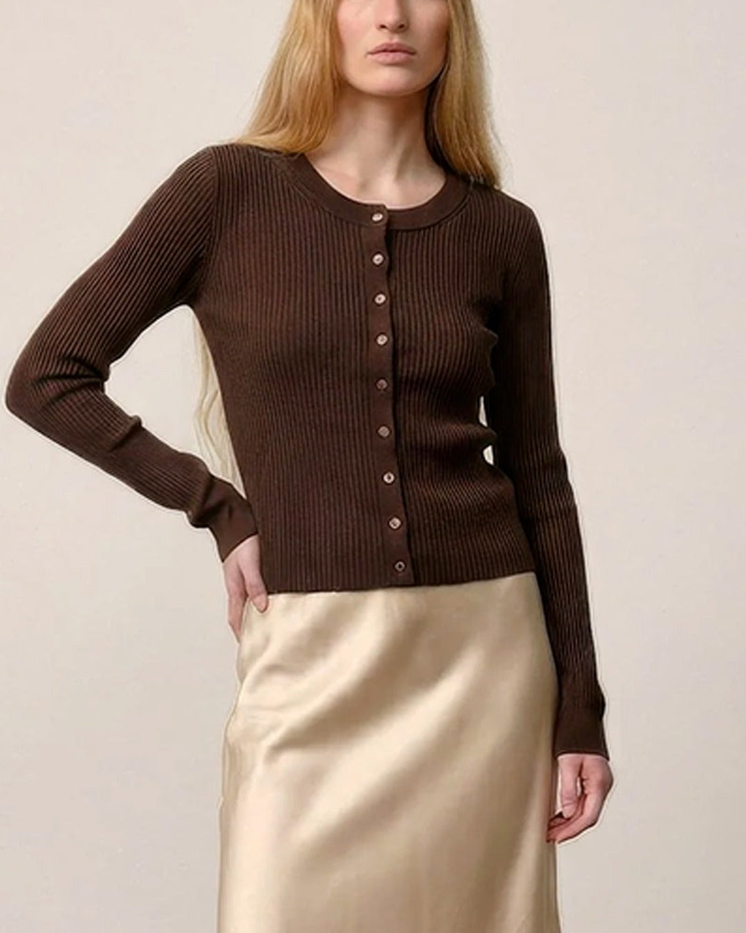 Herskind - Cardigan Brooks - Café