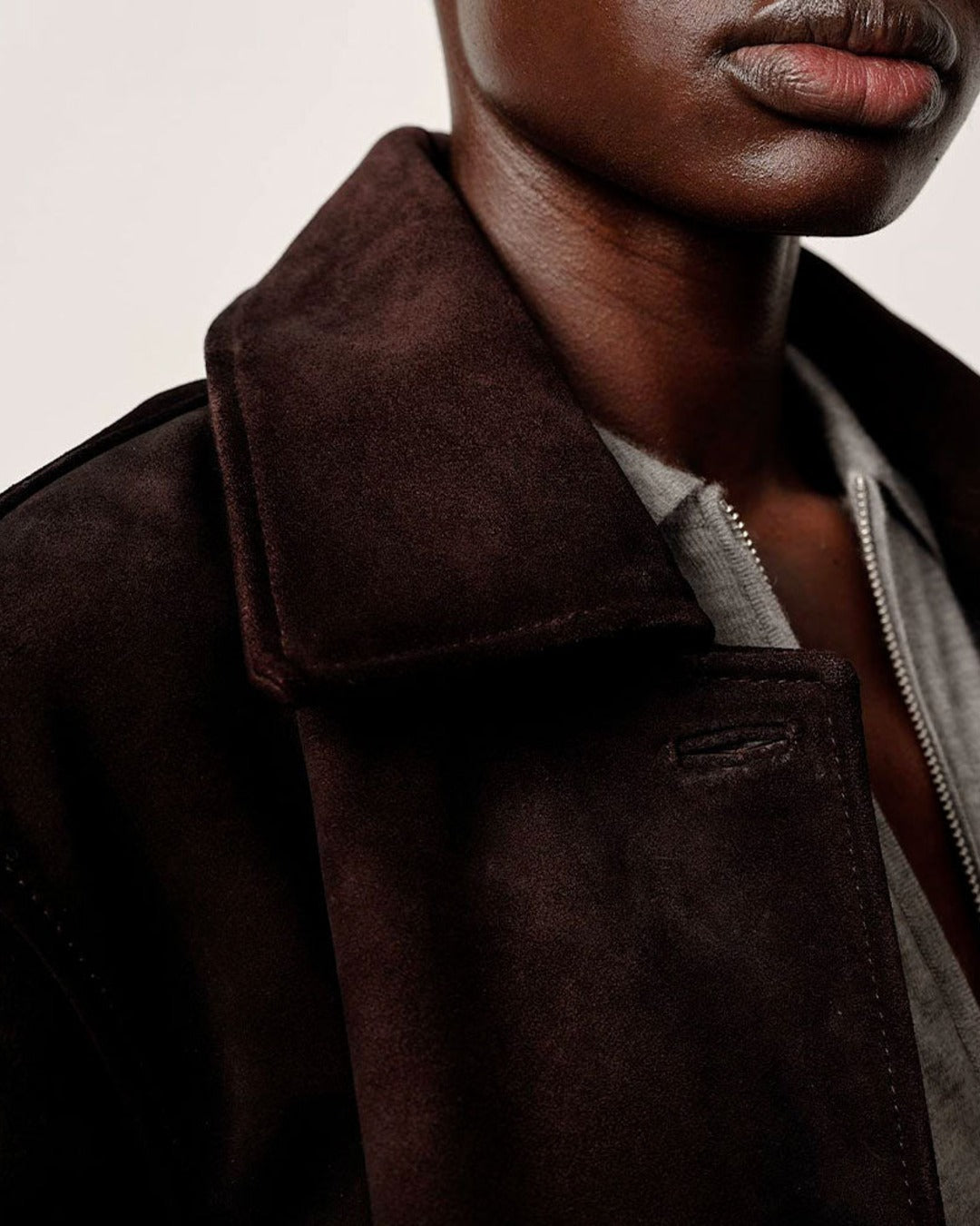 Herskind - Veste En Daim Manon - Marron Café