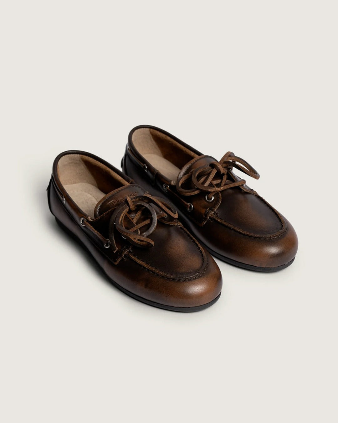 Posa - Mocassins Bateau Brossé - Café