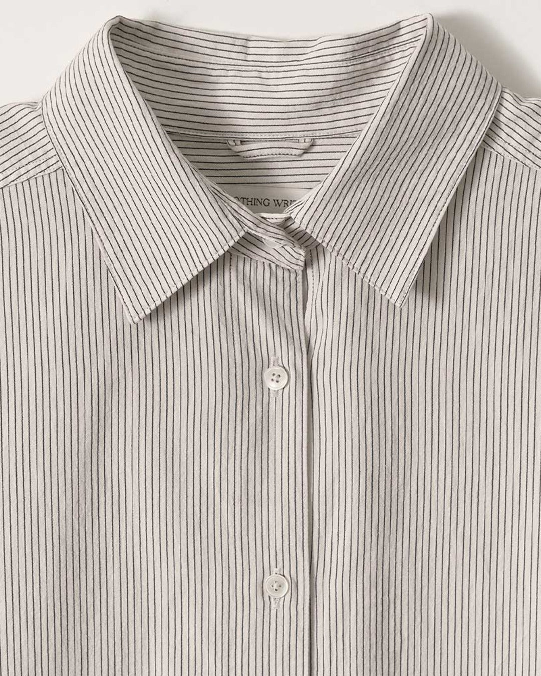 Nothing Written - Chemise Metis - Rayures Ivoire