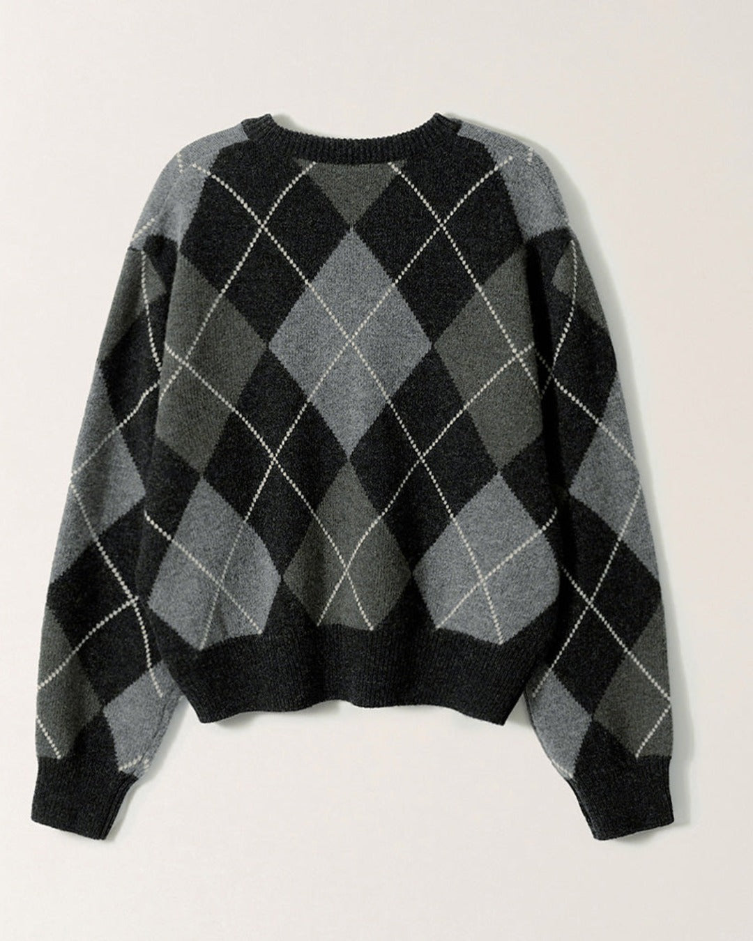 Nothing Written - Pull Marais Argyle - Gris