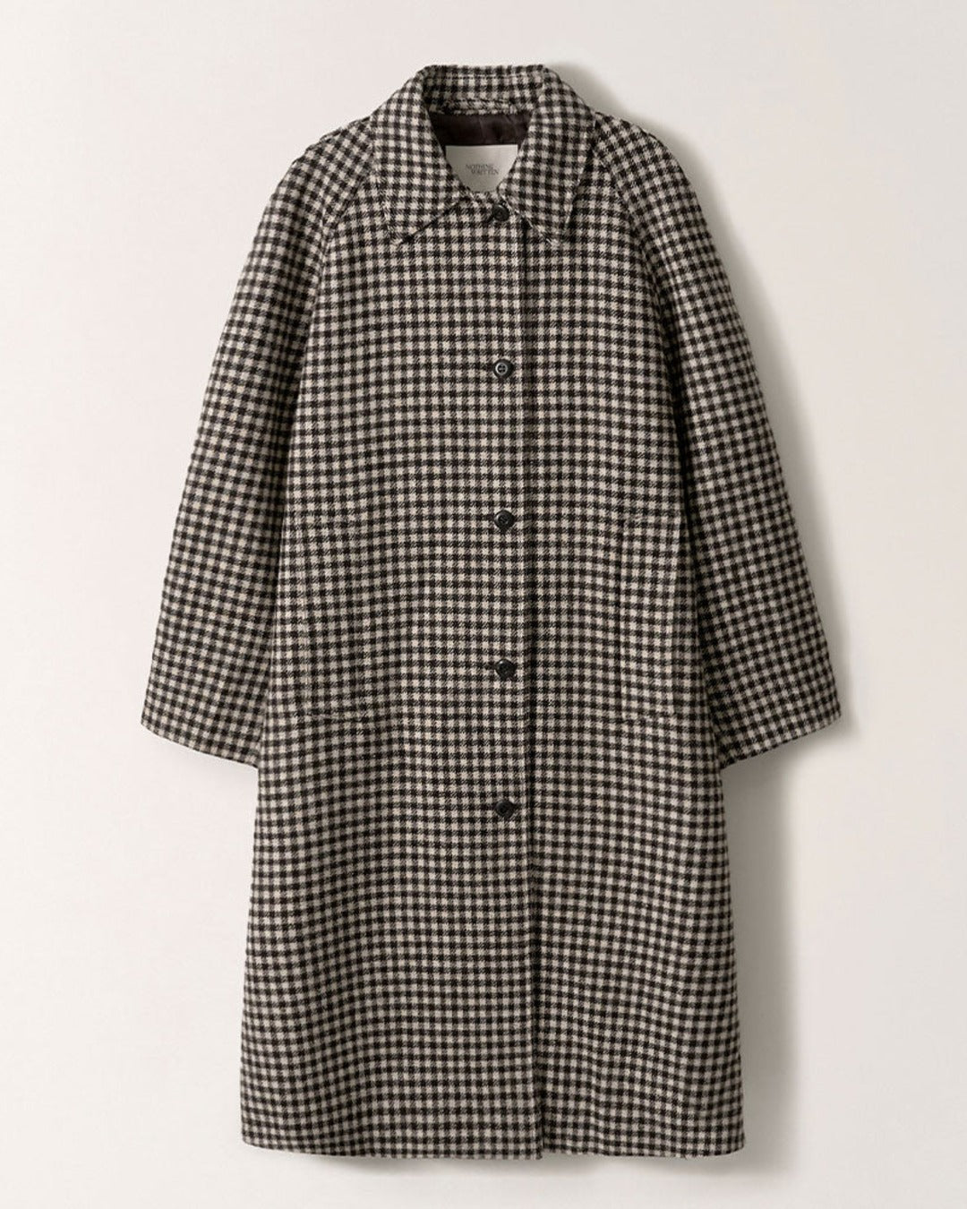 Nothing Written - Manteau Balmacan - Carreaux Marron