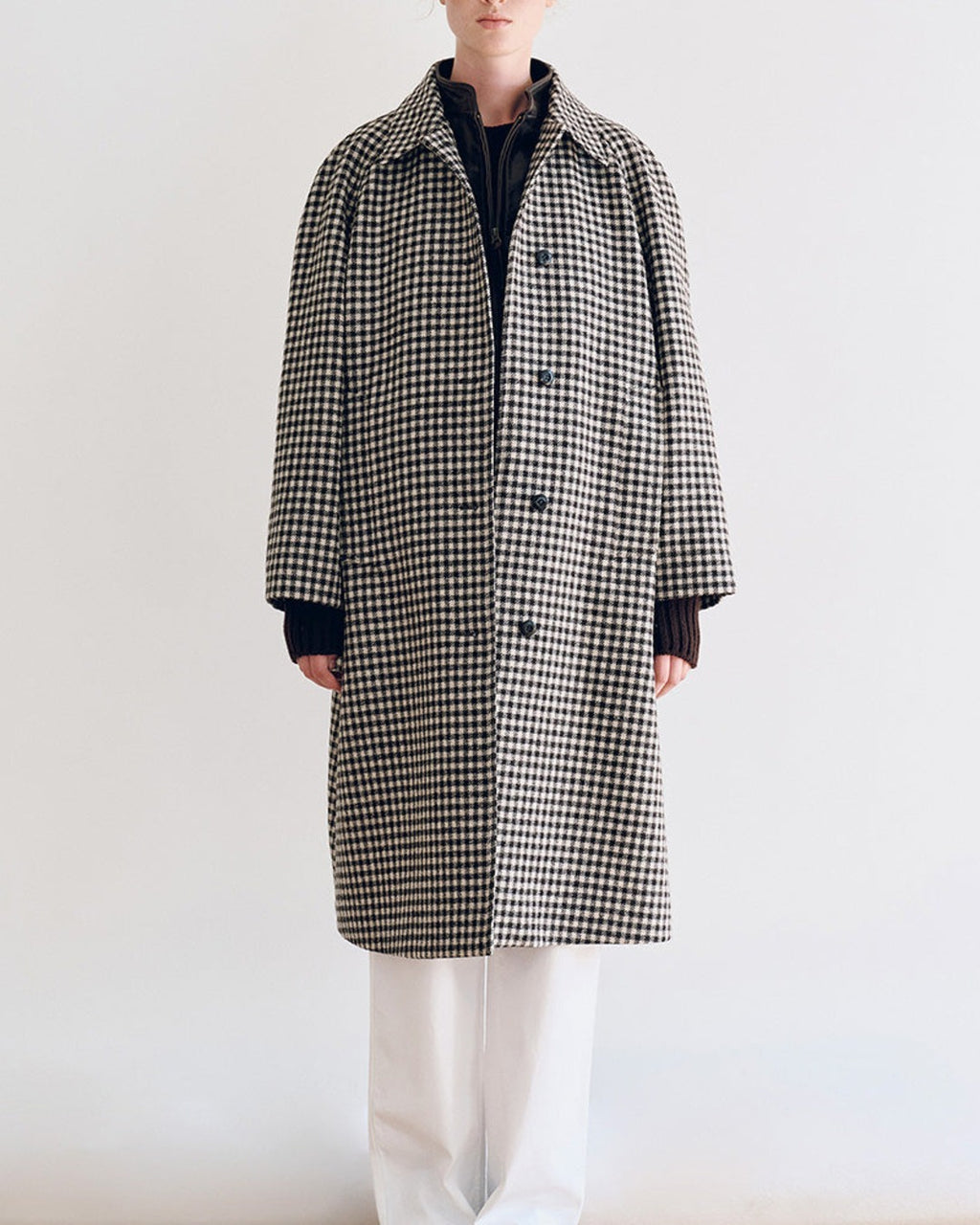 Nothing Written - Balmacan Coat - Brown Checks