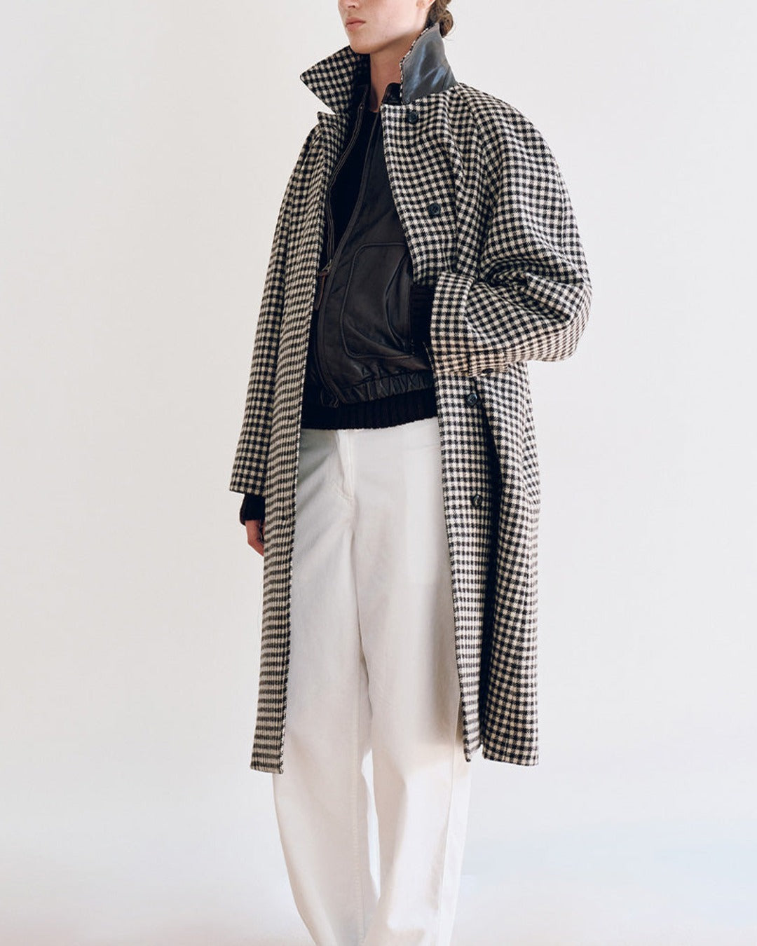 Nothing Written - Balmacan Coat - Brown Checks