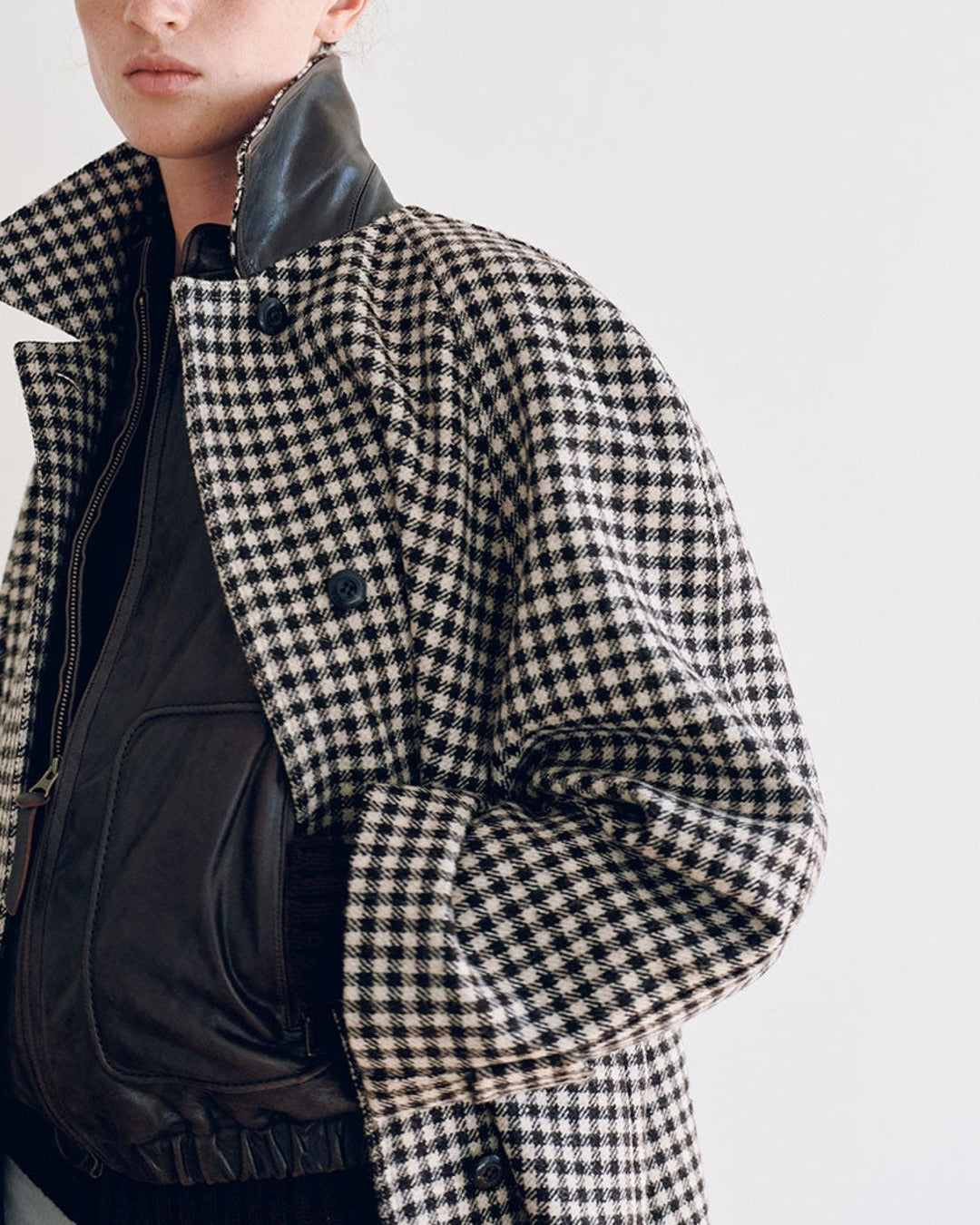Nothing Written - Balmacan Coat - Brown Checks