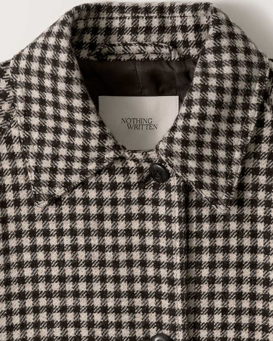 Nothing Written - Balmacan Coat - Brown Checks