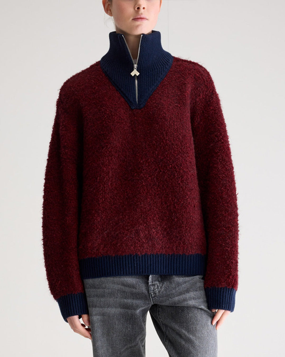 Bellerose - Dooh sweater - Burgundy