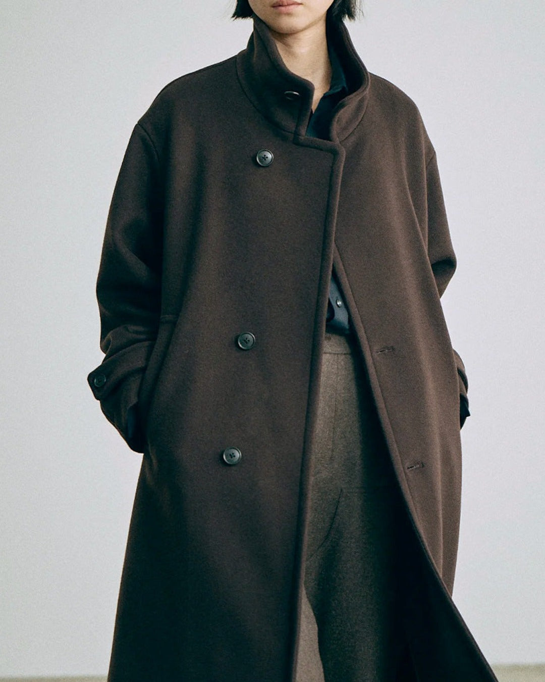 Nicholson Nicholson - Manteau Theo - Marron Foncé