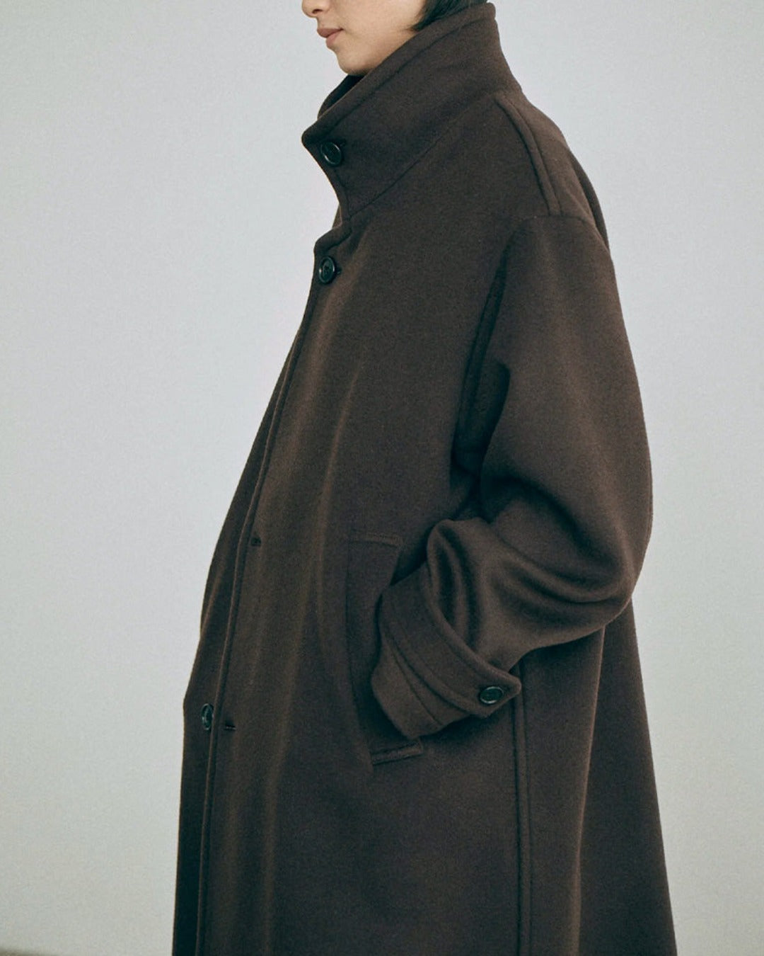 Nicholson Nicholson - Manteau Theo - Marron Foncé