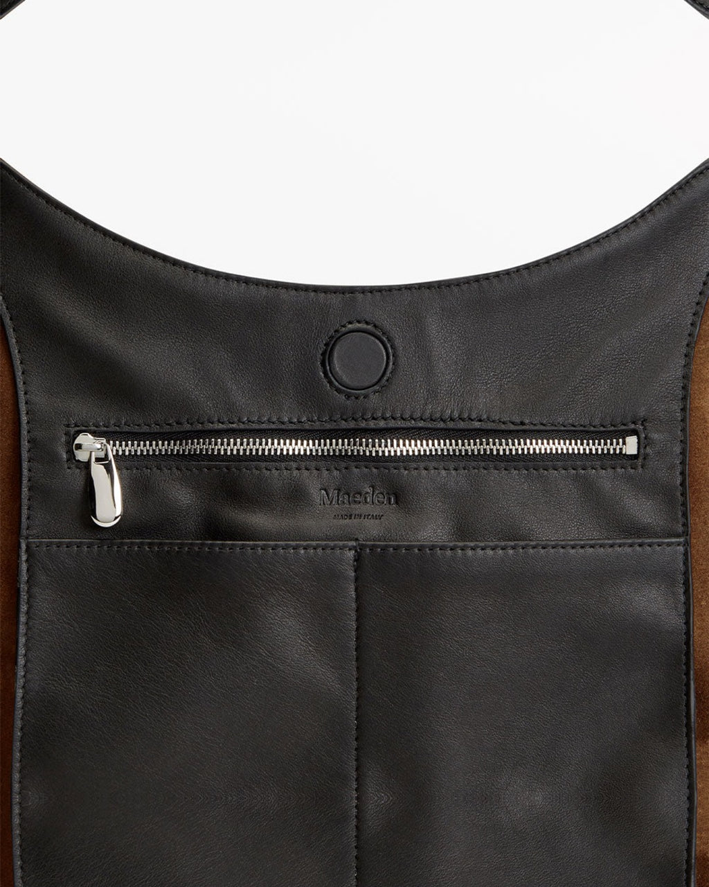 Maeden - Sac Market En Daim - Marron