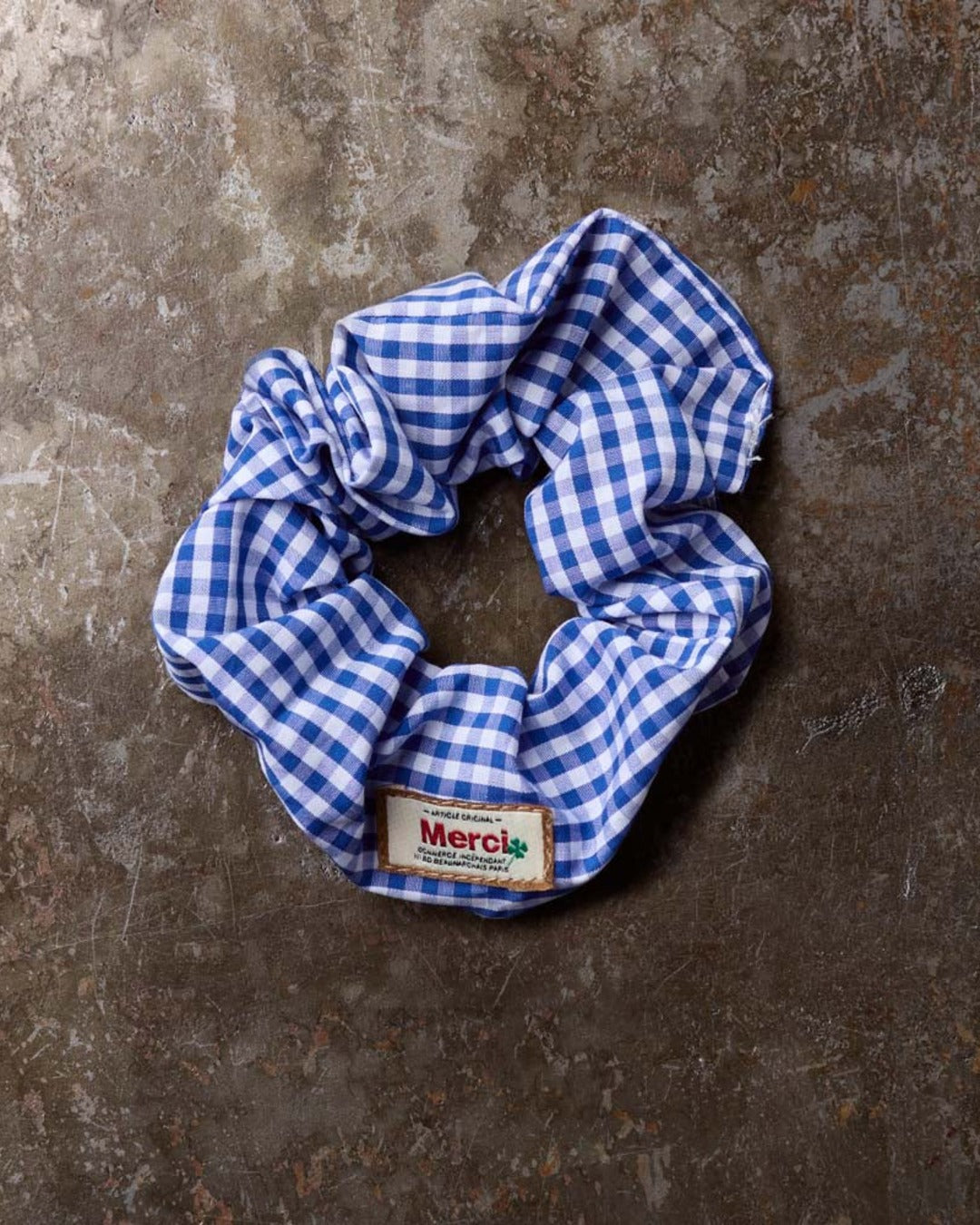 Merci - Scrunchie - Vichy Blue