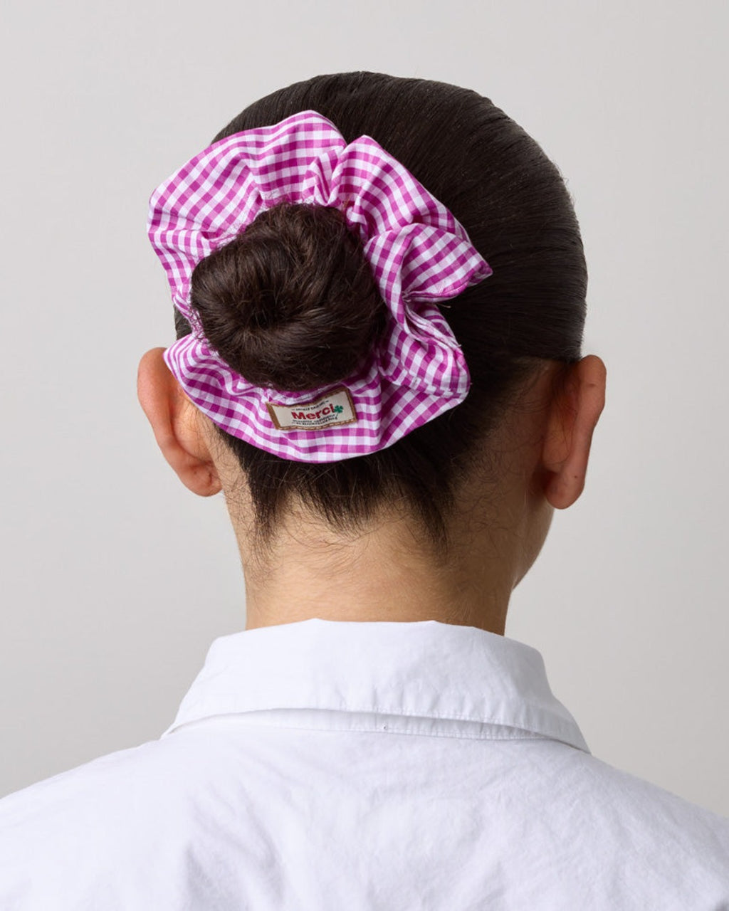 Merci - Scrunchie - Vichy Violine