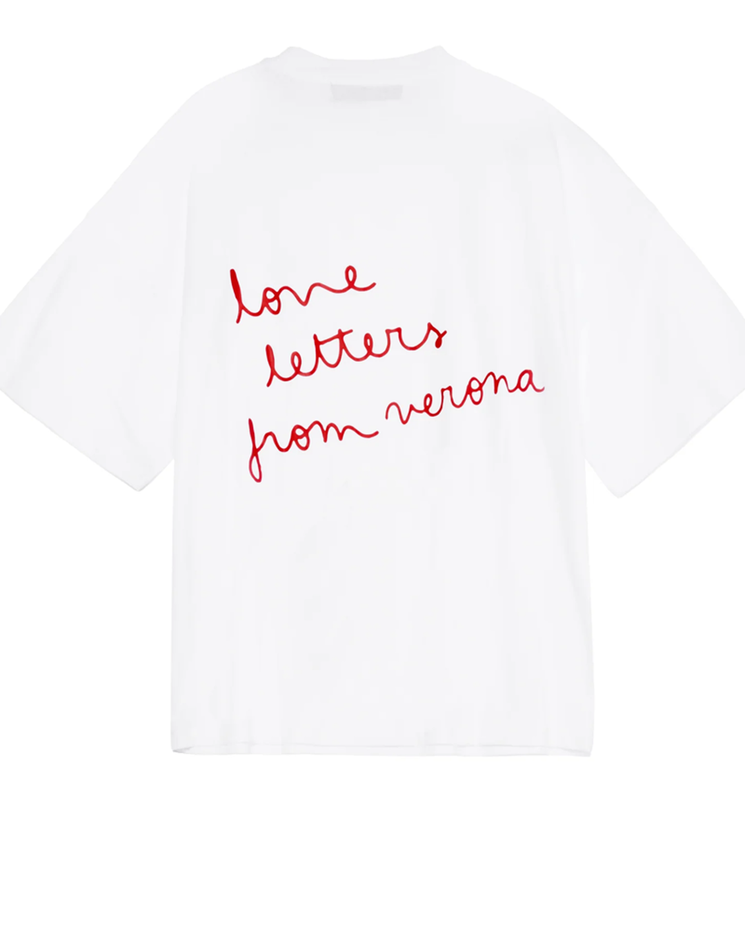 Merci x Tela - T-Shirt Love From Verona - Blanc