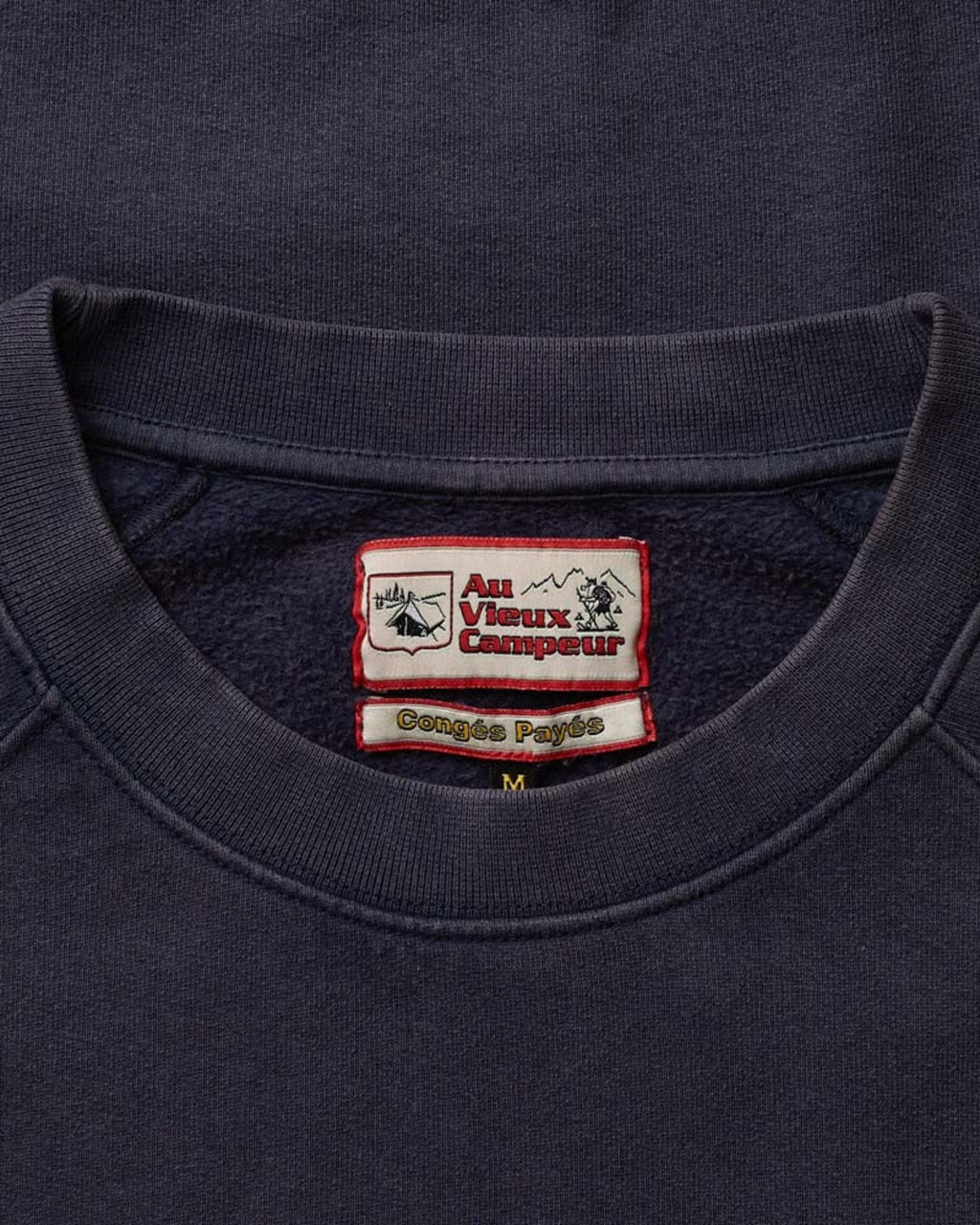 Au Vieux Campeur - Congés Payés - Sweat Milo - Marine Délavé