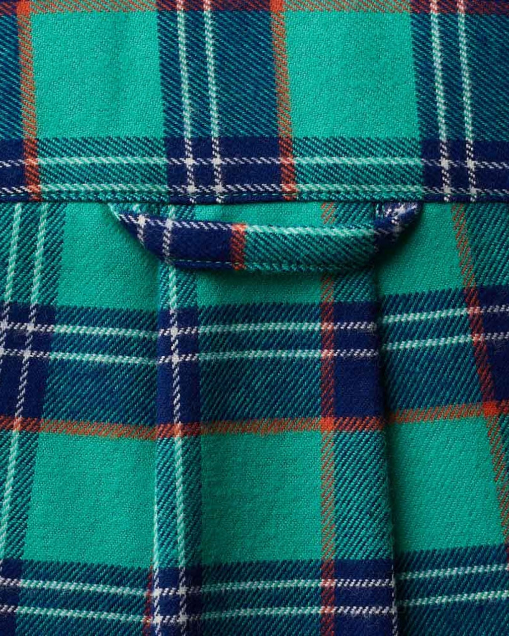Au Vieux Campeur - Congés Payés - Chemise Elmer Flanelle - Vert & Marine