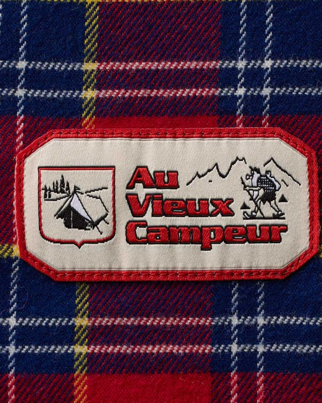 Au Vieux Campeur - Paid Vacation - Elmer Flannel Shirt - Red & Navy