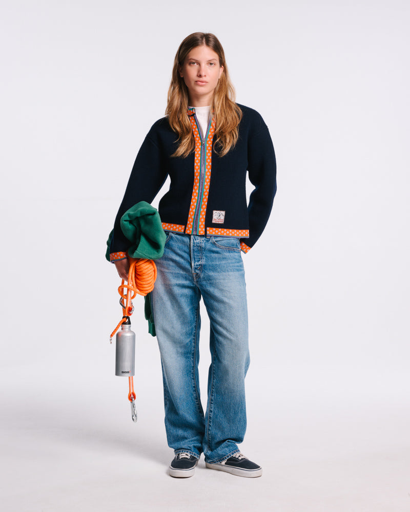 Au Vieux Campeur - Paid Leave - Nicole Cardigan - Navy