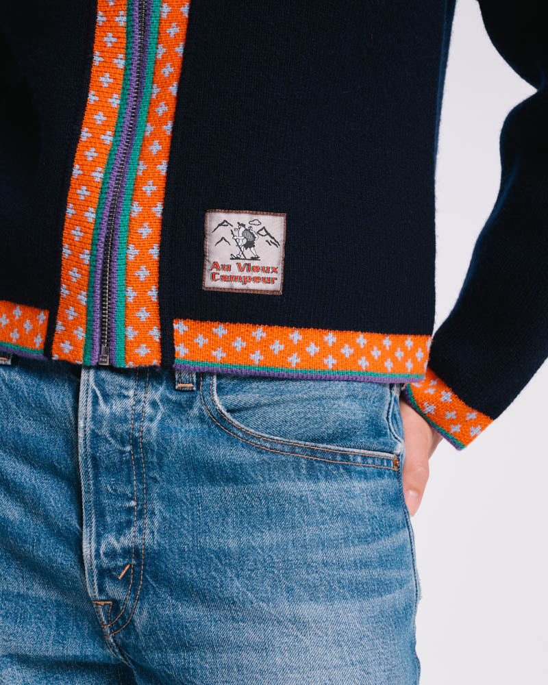 Au Vieux Campeur - Paid Leave - Nicole Cardigan - Navy