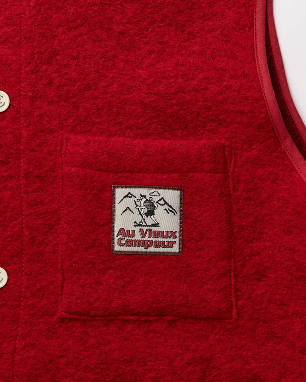 Au Vieux Campeur - Paid Leave - Louison Sleeveless Jacket - Red
