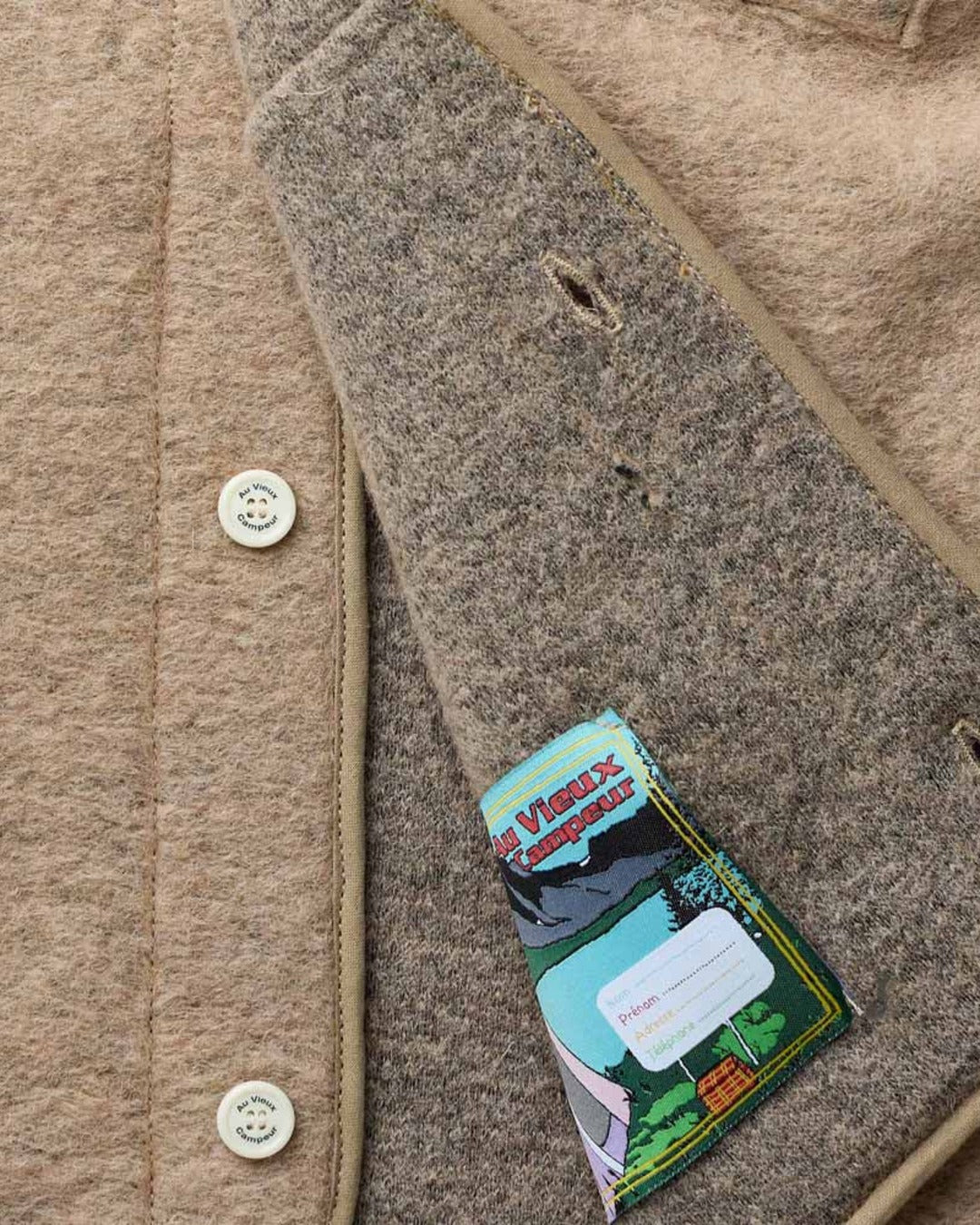 Au Vieux Campeur - Paid Leave - Louison Sleeveless Jacket - Beige