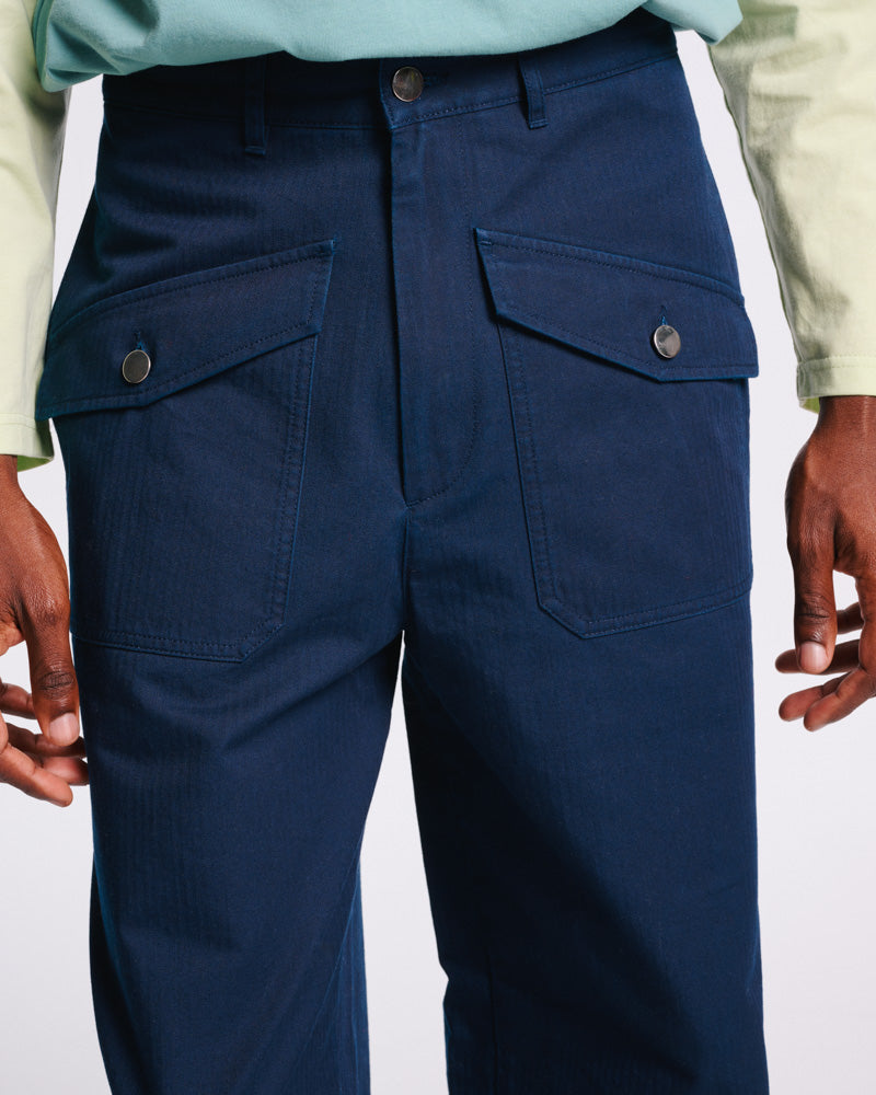 Au Vieux Campeur - Congés Payés - Pantalon Montana - Bleu