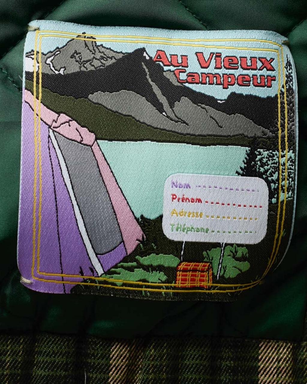 Au Vieux Campeur - Congés Payés - Veste Claudine Carreaux - Vert
