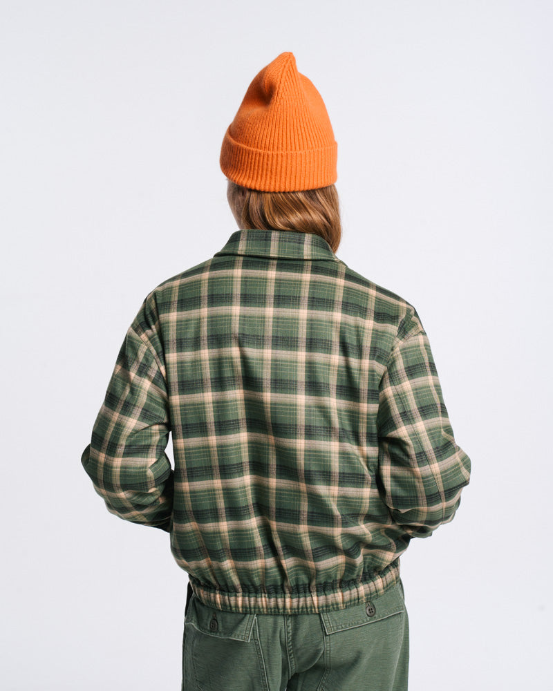 Au Vieux Campeur - Congés Payés - Veste Claudine Carreaux - Vert