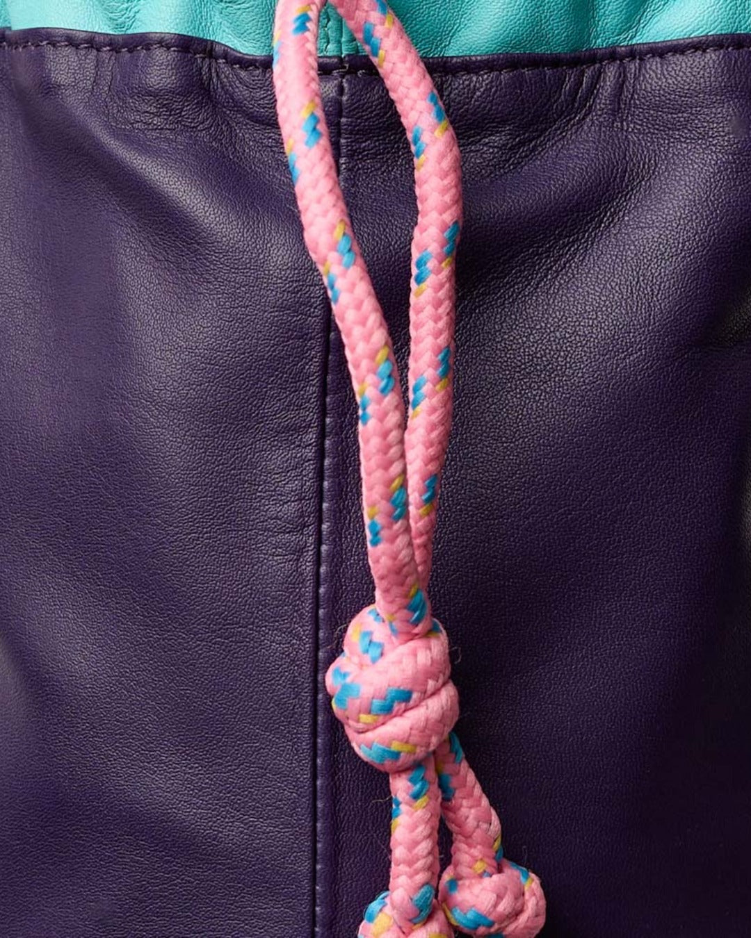 Au Vieux Campeur - Paid Leave - Climber Bag - Purple Turquoise & Pink