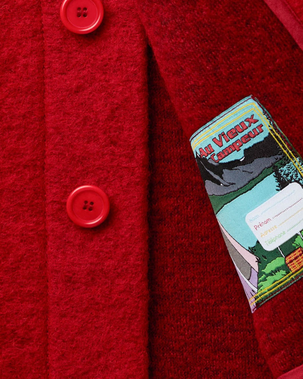 Au Vieux Campeur - Congés Payés - Veste Jonas - Rouge